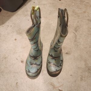 Shark Pattern Rain Boots